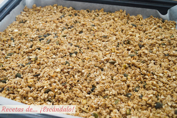 Receta de granola casera
