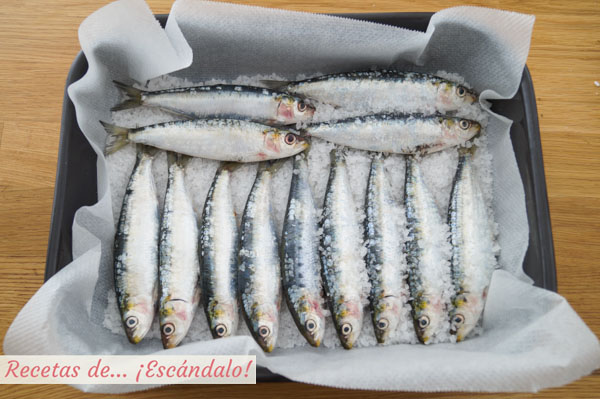 Sardinas al horno