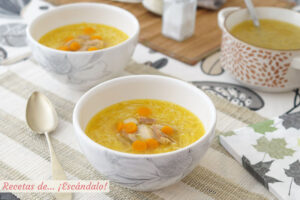 Receta de sopa de pollo con caldo de pollo casero, ¡irresistible!