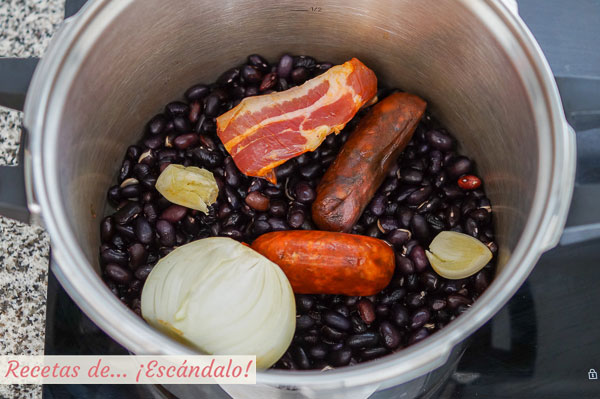 Ingredientes alubias de tolosa