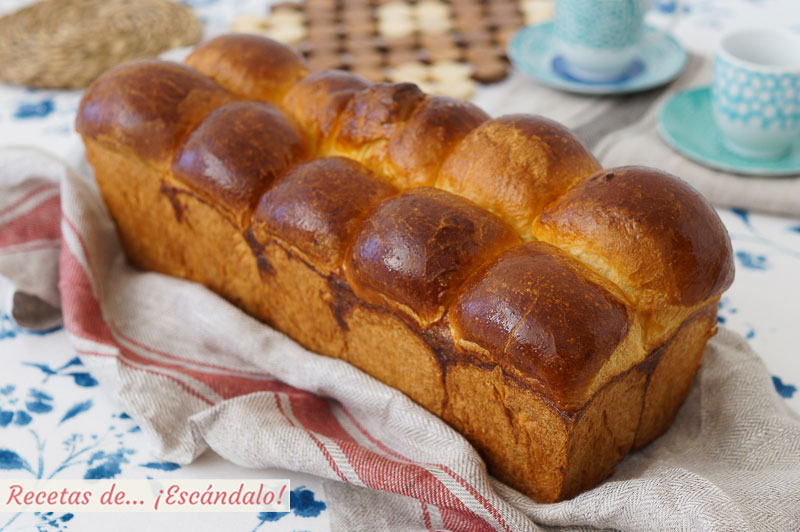 Brioche casero, esponjoso y tierno. Receta facil y deliciosa