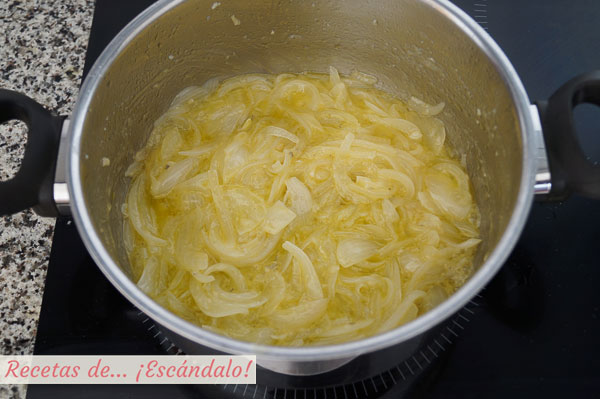 Cebolla para bacalao a la portuguesa