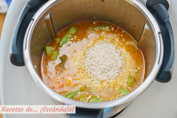 Como hacer arroz con pollo thermomix