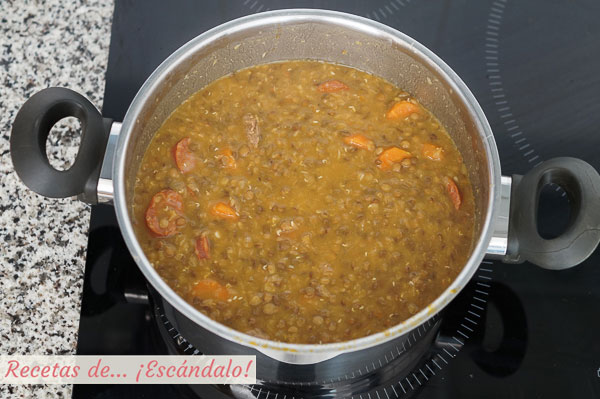 Lentejas con chorizo