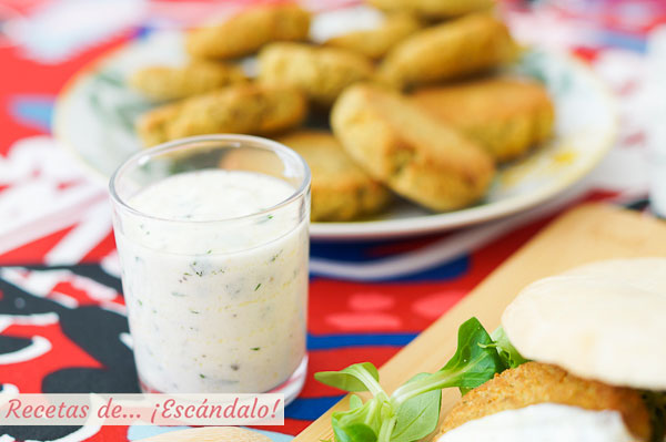 Salsa de yogur para falafel