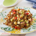 Ensalada de lentejas con salmón