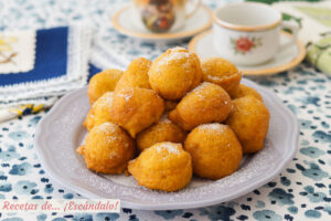Receta tradicional de buñuelos de calabaza, ¡buenísimos!