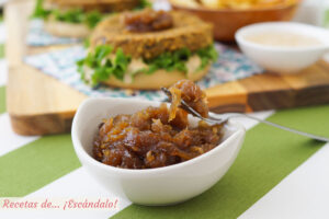 Receta de cebolla caramelizada con Thermomix, muy fácil y deliciosa