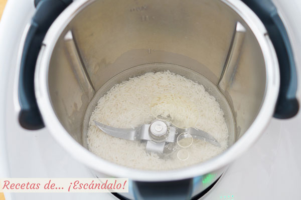 Ingredientes arroz cocido thermomix