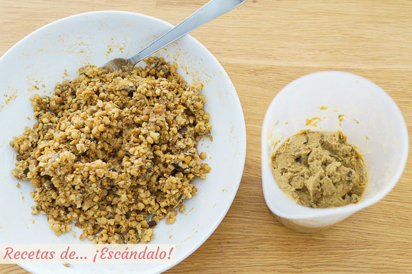 Mezcla para hamburguesas de lentejas