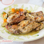 Carne de conejo al horno