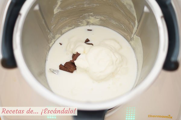 Ingredientes chocolate con leche