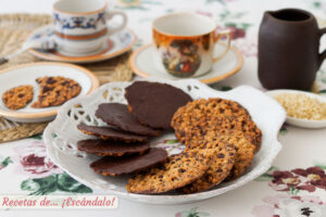Receta de galletas Moscovitas de almendra y chocolate caseras