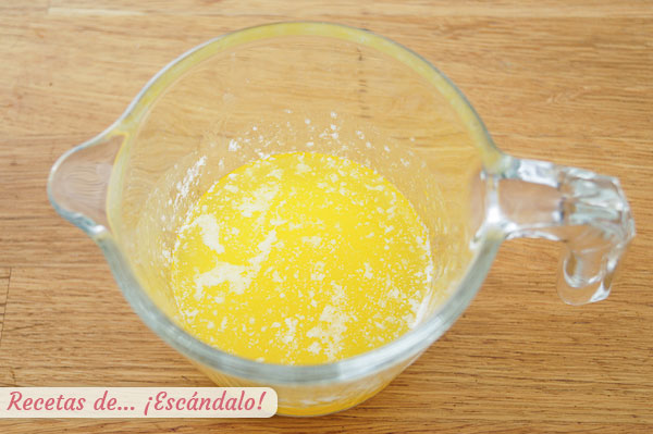 Mantequilla derretida