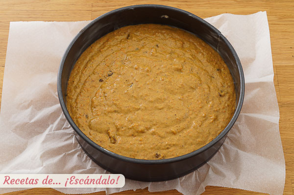Masa bizcocho zanahoria thermomix