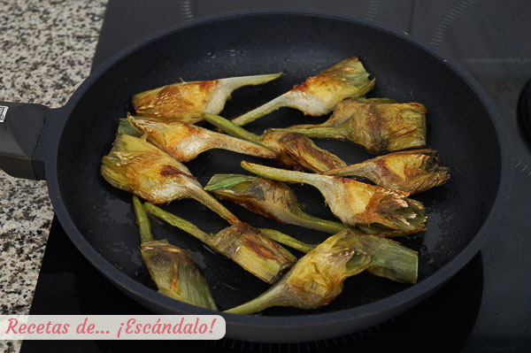 Alcachofas a la plancha caseras