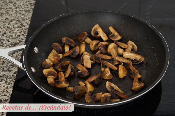 Champinones salteados