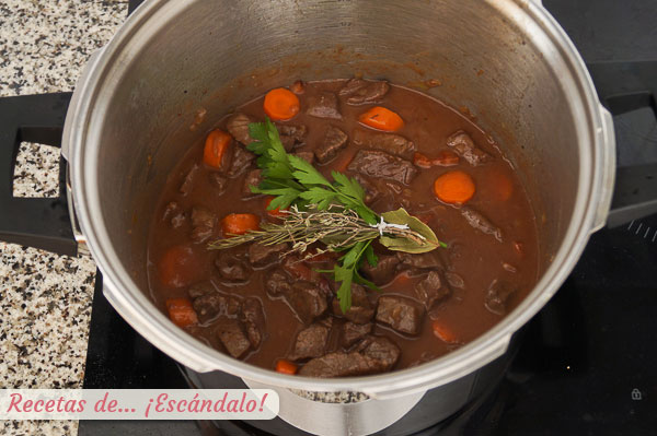 Ingredientes boeuf bourguignon