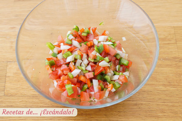 Ingredientes salsa criolla casera