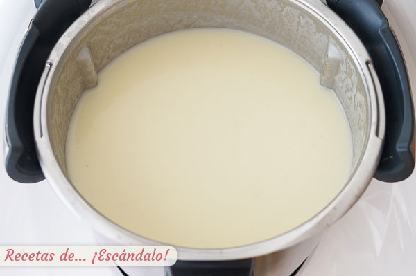 Vichyssoise casera de puerros con thermomix