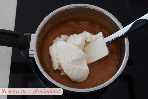 Crema de turron blando y mascarpone