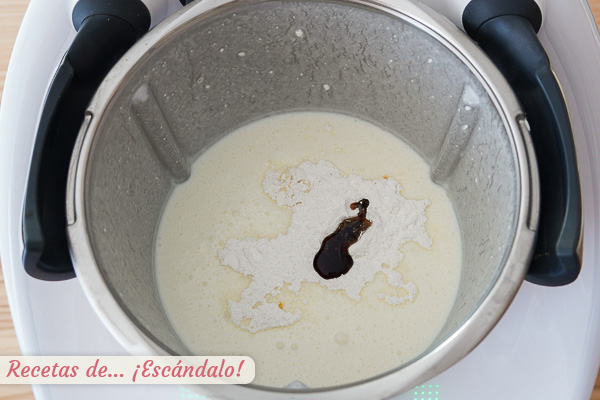 Mezcla flan de queso casero thermomix