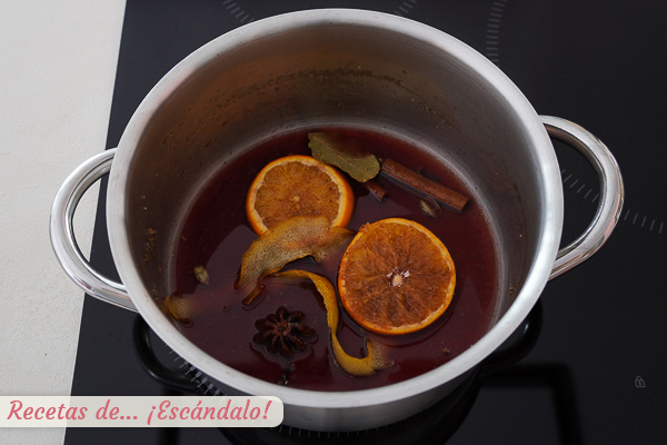 Vino caliente o vino especiado aleman