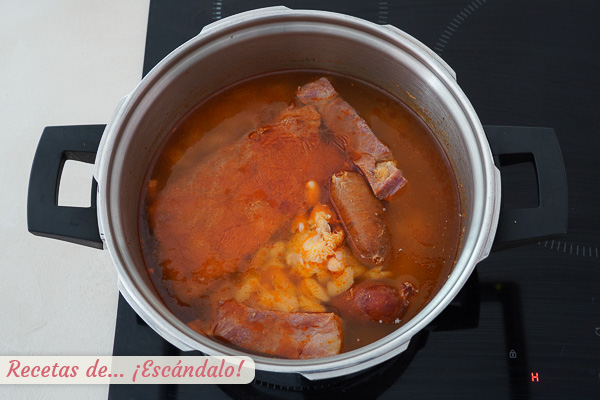 Cocido montanes casero