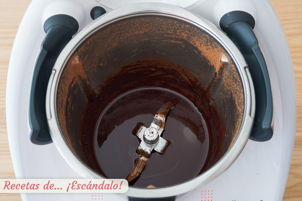 Chocolate y mantequilla coulant volcan chocolate thermomix