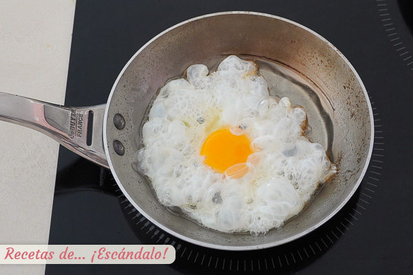 Huevo frito casero