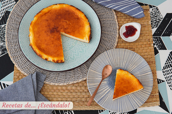 Como hacer tarta de quesitos al horno, super facil y sabrosa