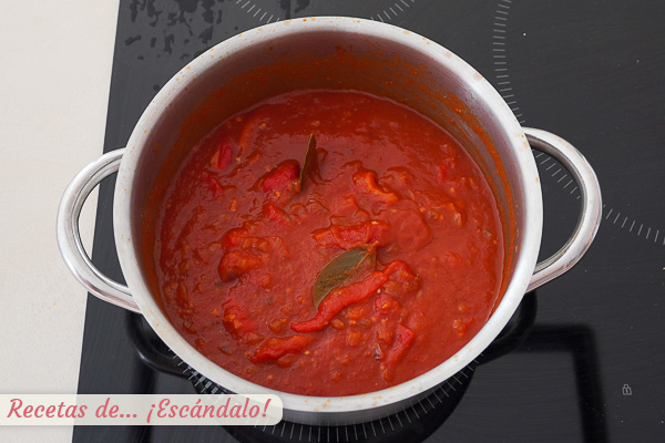 Salsa riojana casera