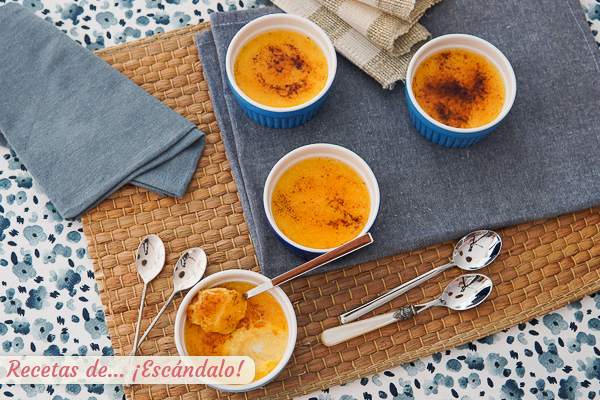 Como hacer creme brulee, un postre tradicional frances