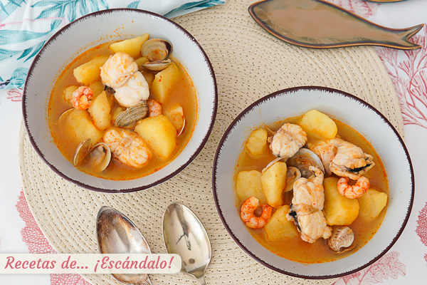 Como hacer suquet de peix, un guiso de pescado tradicional