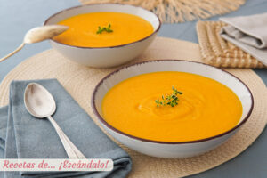 Puré de calabaza con Thermomix, cremoso y rico