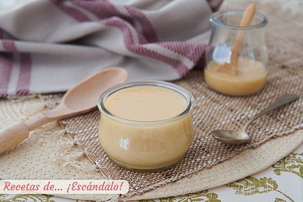Receta de leche condensada casera