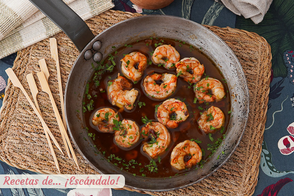 Como hacer gambas al pil pil tradicionales, muy jugosas