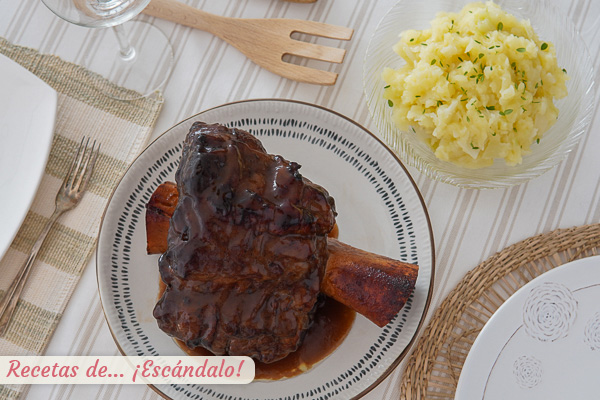 Como hacer jarrete de ternera, se deshace en la boca