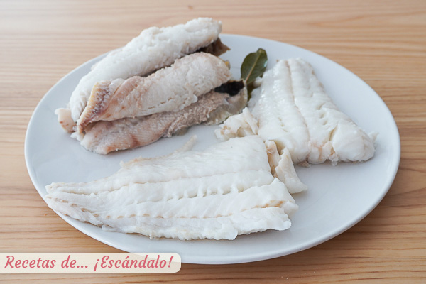 Pescados pastel casero merluza y gallopedro
