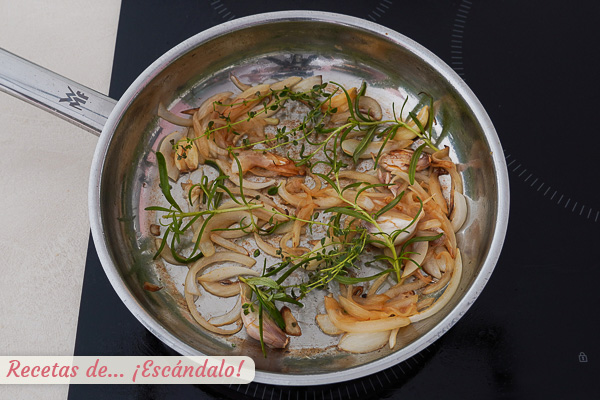 Verduras y hierbas aromaticas rosbif