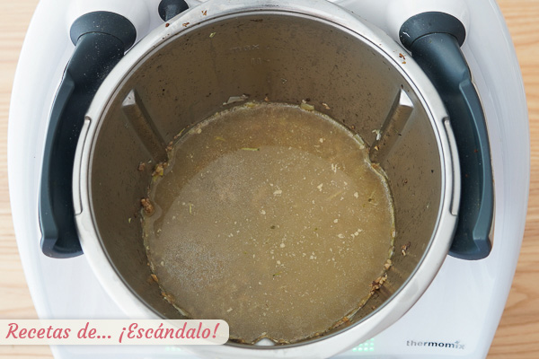 Caldo crema champinones thermomix