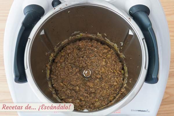 Champinones cocinados thermomix