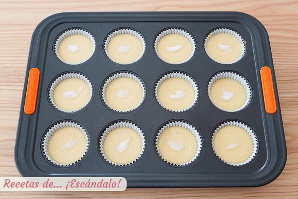 Costra azucar magdalenas thermomix