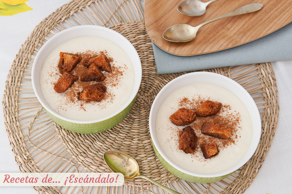 Como hacer gachas dulces andaluzas o polea. Receta de la abuela