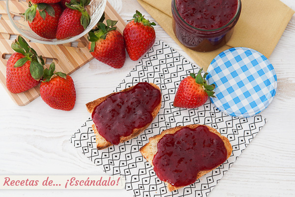 Como hacer mermelada de fresa casera, muy facil