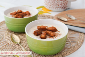 Gachas dulces andaluzas o poleá. Receta de la abuela