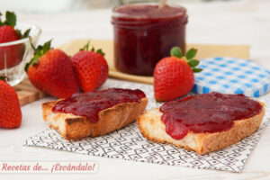 Receta de mermelada de fresa casera, muy fácil