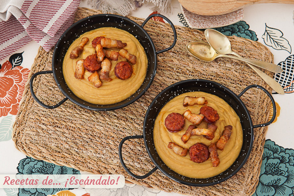 Como hacer gachas manchegas tradicionales con harina de almortas