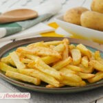 Patatas fritas en freidora de aire
