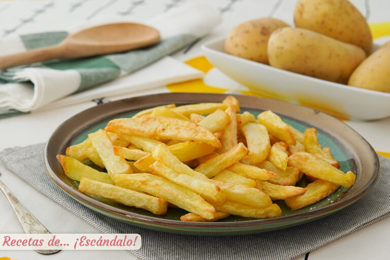 Patatas fritas en freidora de aire o airfryer, ¡las mejores! - Recetas ...